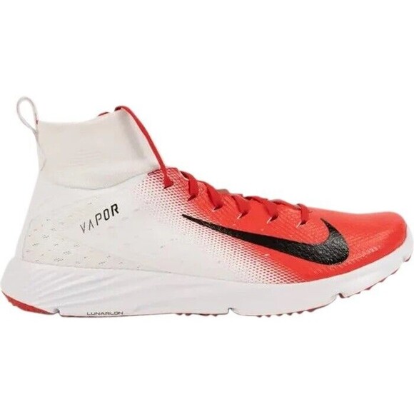 Nike Vapor Untouchable Speed Football Turf 2 White Red AO8744 107 Men’s Sz 14 - Picture 1 of 1